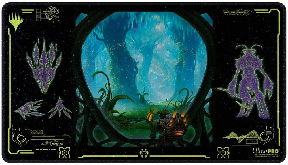 MTG Playmat: Edge of Eternities Holofoil - Green Mythic