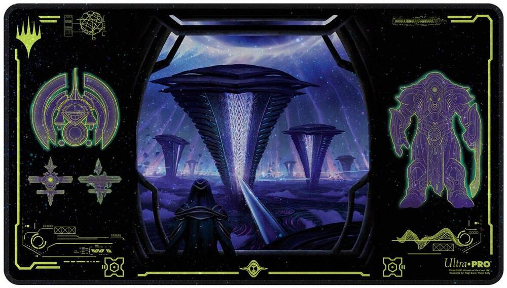 MTG Playmat: Edge of Eternities Holofoil - Black Mythic