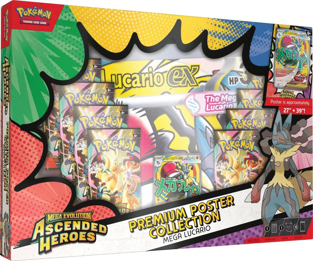 Pokemon: Mega Evolution Ascended Heroes Premium Poster Collection