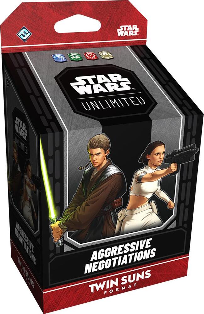 Star Wars: Unlimited - Aggressive Negotiations Twin Suns Deck