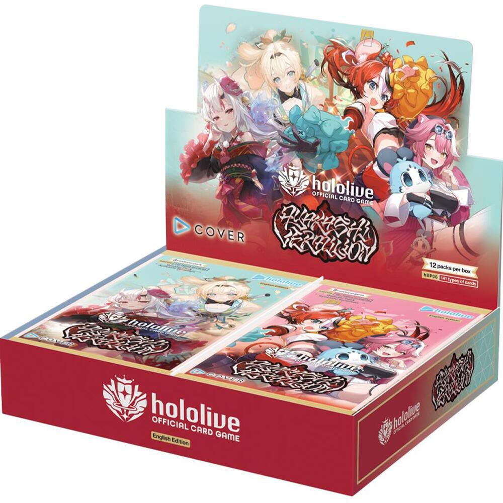 hololive OFFICIAL CARD GAME Booster Box – Ayakashi Vermilion (HBP06E)