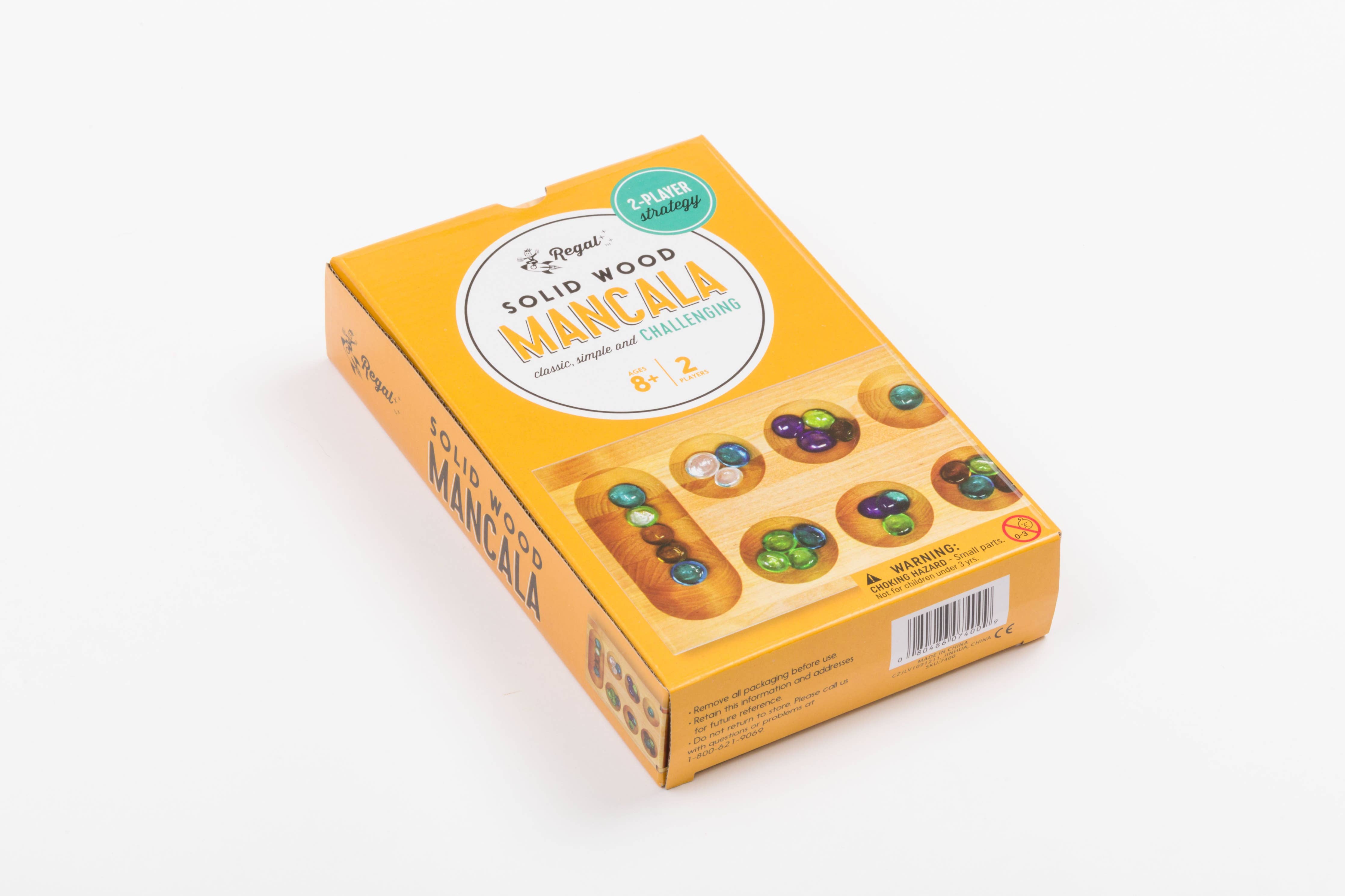 Regal Games Mancala Foldable Wooden Board Game