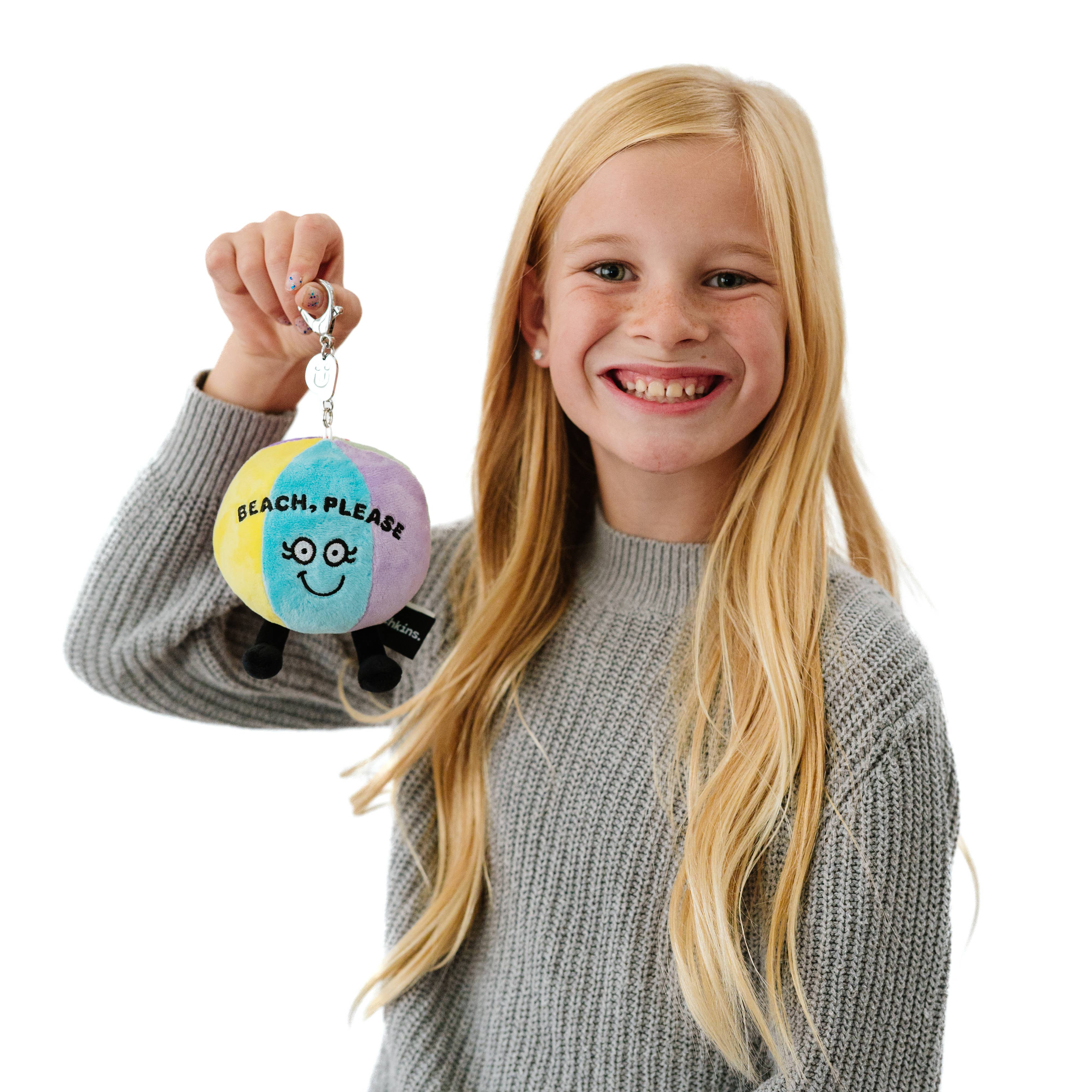 Beach Ball Bag Charm Plush Toy