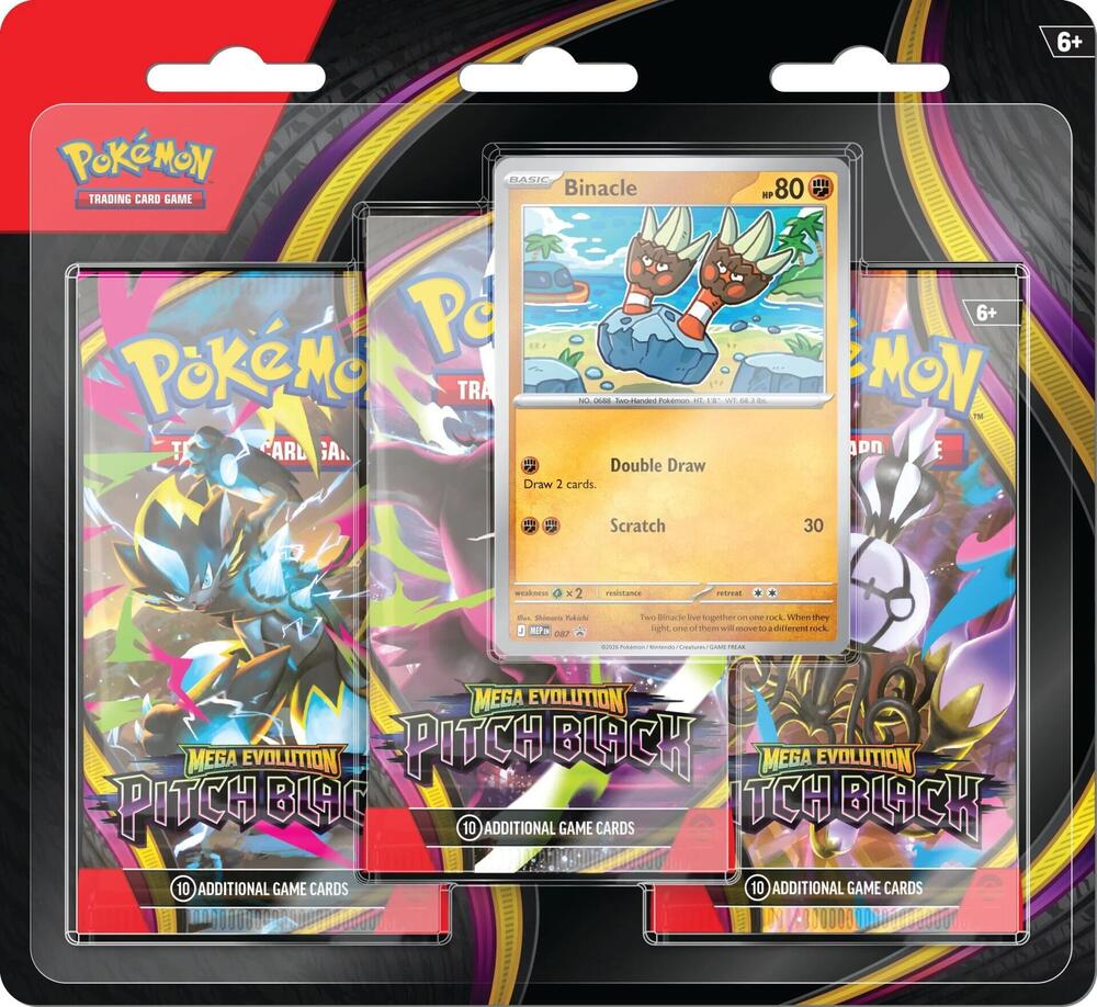 Pokémon ME05: Pitch Black 3-Pack Blister