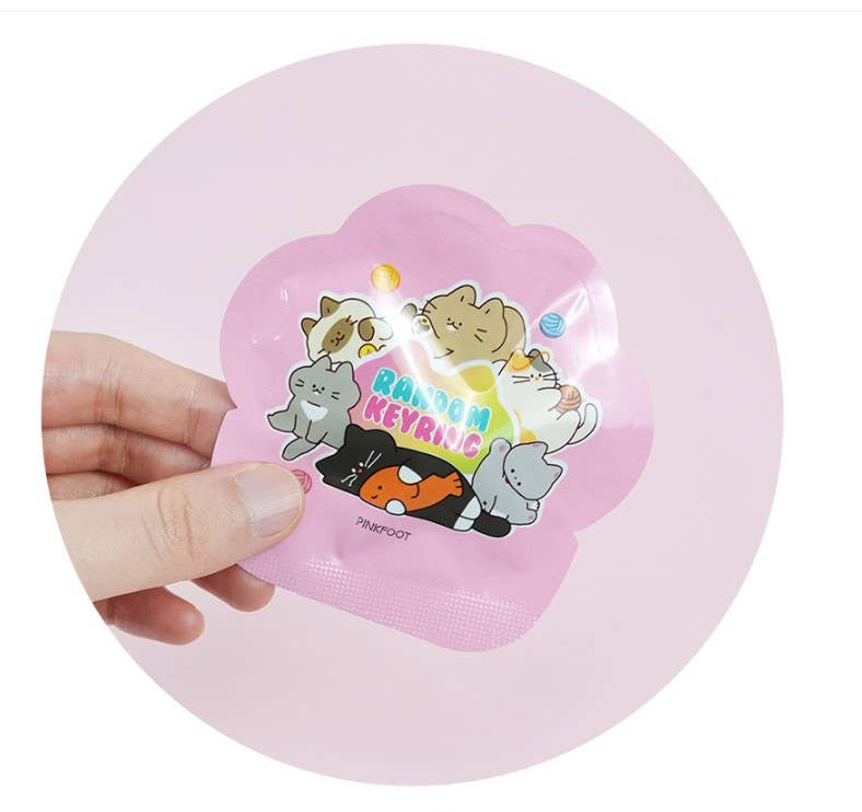 Cat Lover Key Charm Key Ring Random Pack in BOX- Season1