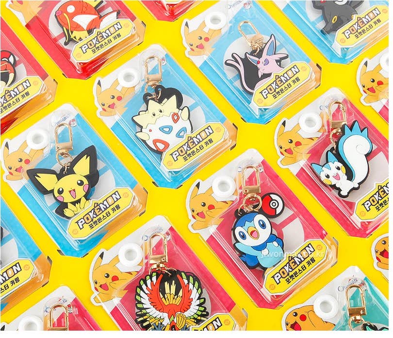 Pokemon Characters Key Chain ring Bag Charm variety  Pack