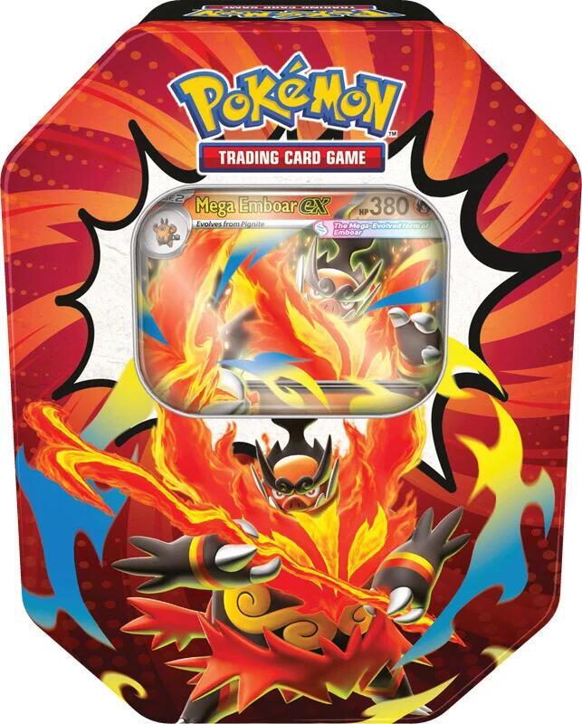 Pokemon TCG: Mega Evolution - Ascended Heroes Mega Emboar Tin