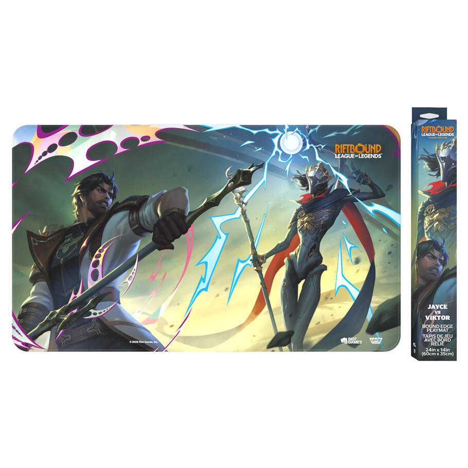 Riftbound: Vendetta Art Playmat: Jayce vs Viktor