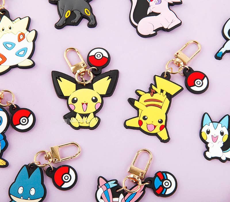 Pokemon Characters Key Chain ring Bag Charm variety  Pack