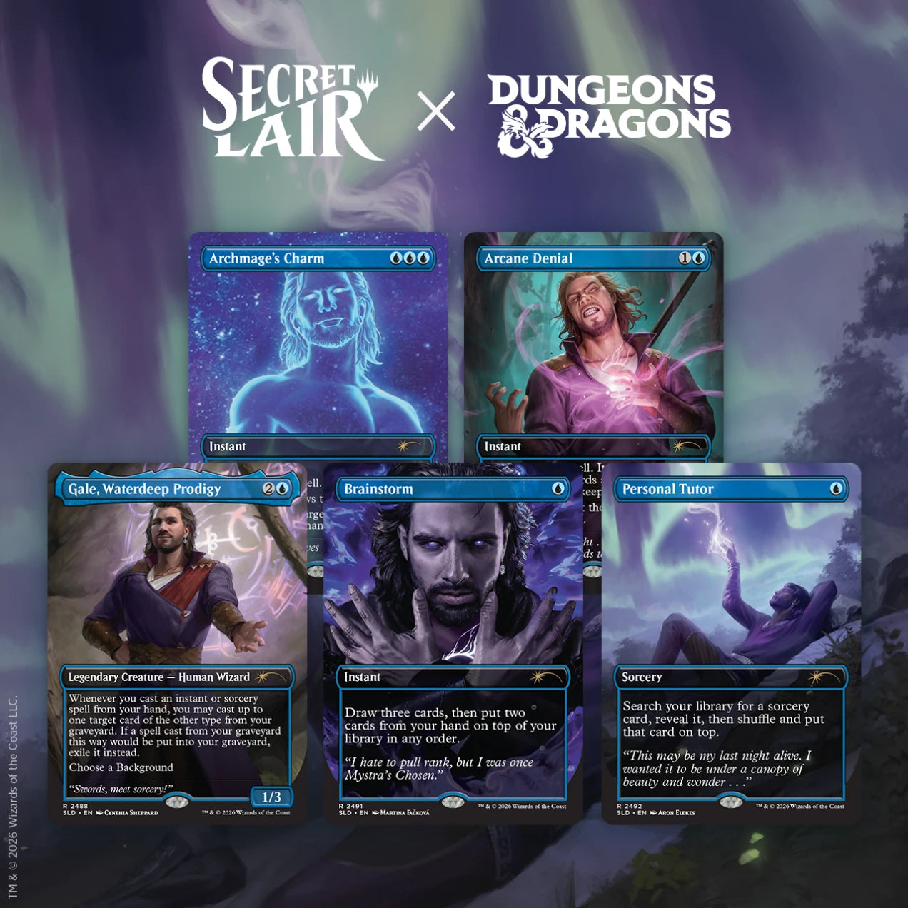 Magic the Gathering: Secret Lair Drop Series - Gale's Ambition - NON FOIL