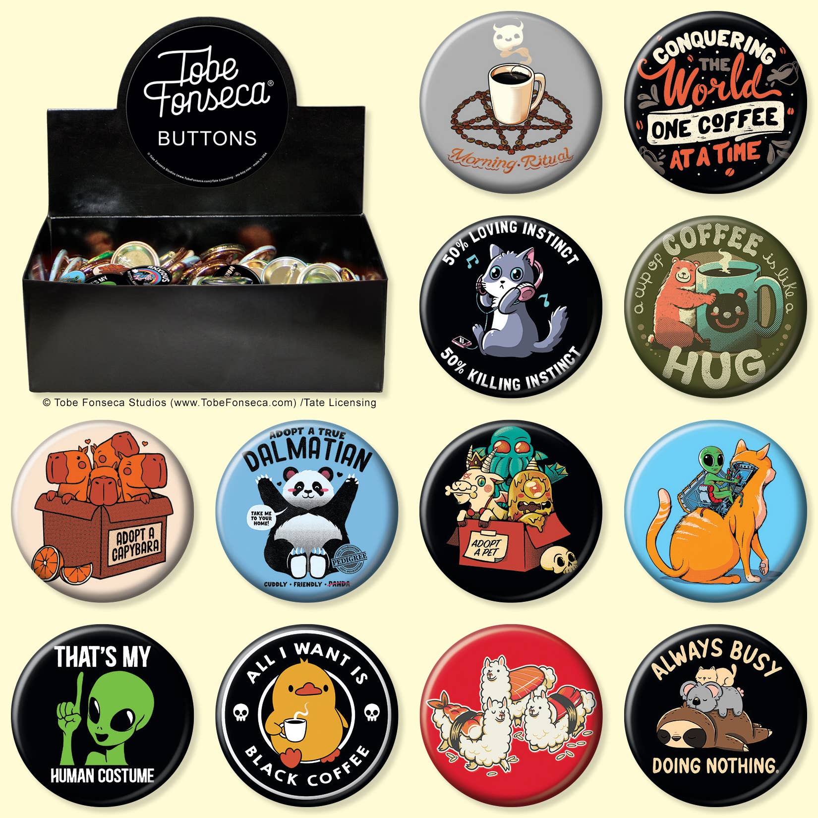 T. Fonseca 144 Piece Button Assortment 1
