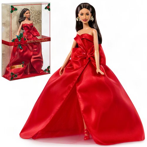 Barbie 2026 Holiday Barbie Doll with Light Brown Hair