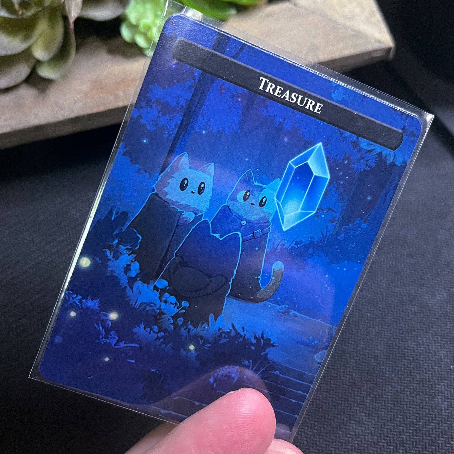 Caverns & Calicos Mana Cats SOLDIER & Treasure Token Set