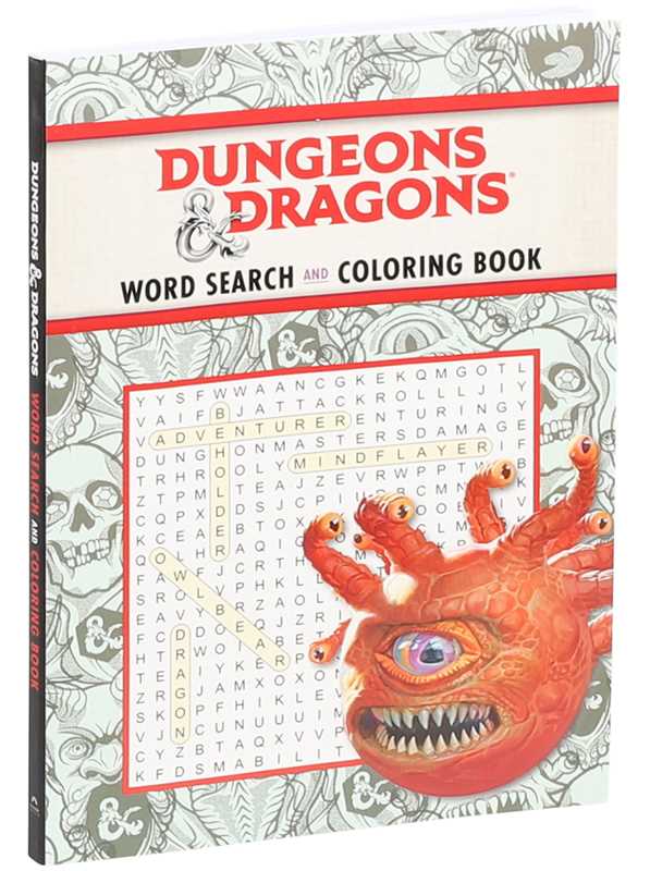Dungeons & Dragons Word Search and Coloring Book by Editors of Thunder Bay Press