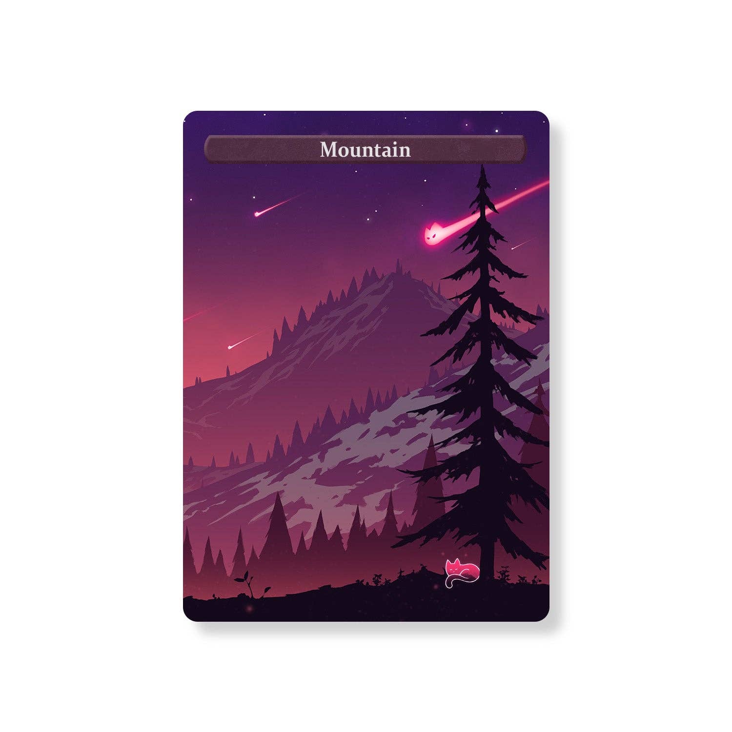 Caverns & Calicos Mana Cats Mountain - Land Proxy Set