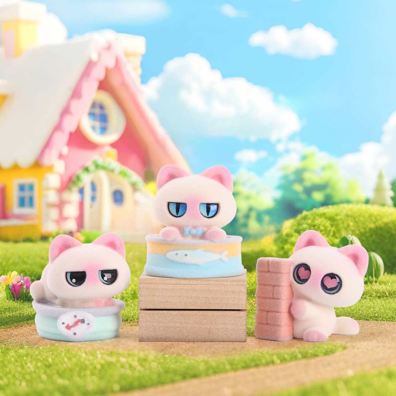 Siamese Big Eye Cat Blind Box-12