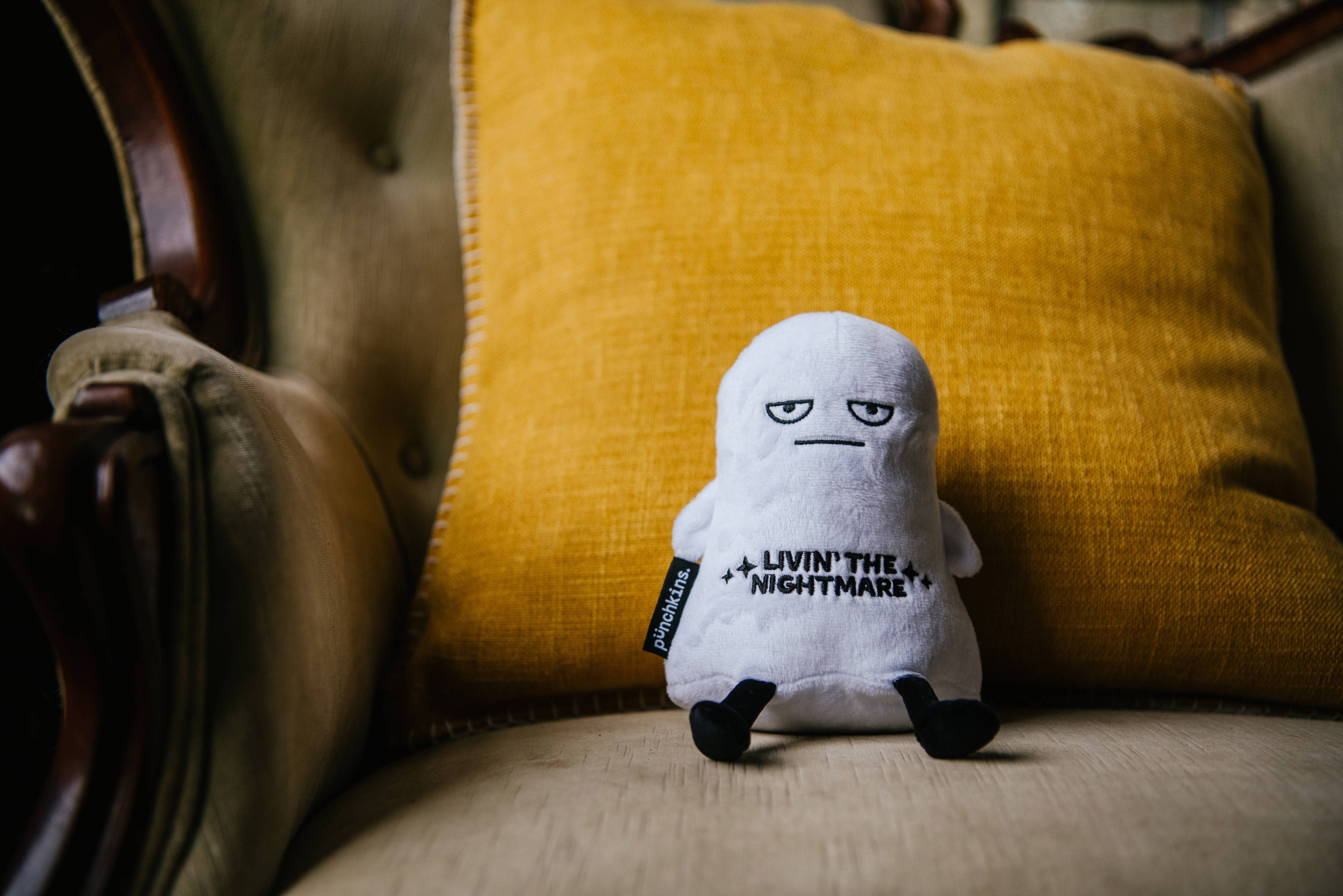 Ghost  Livin The Nightmare Plush Toy Funny Cute Gift Stuffed