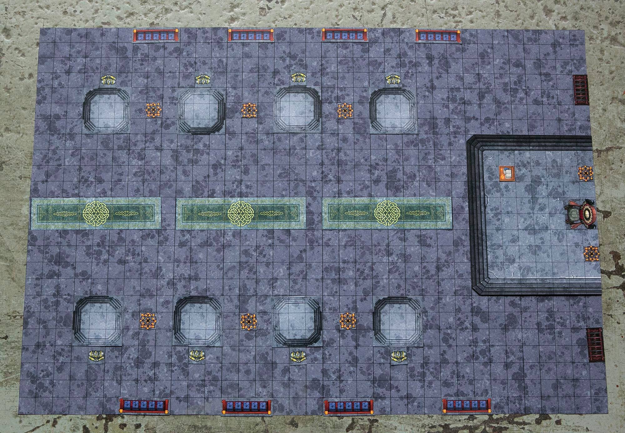 Dungeon Craft - Castles & Keeps Book 2D Terrain for DnD RPG