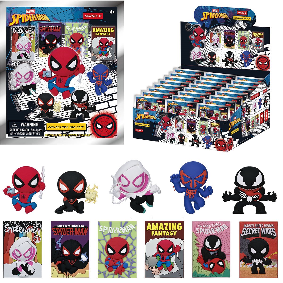 Spider-Man Classic Series 2 3D Foam Bag Clip
