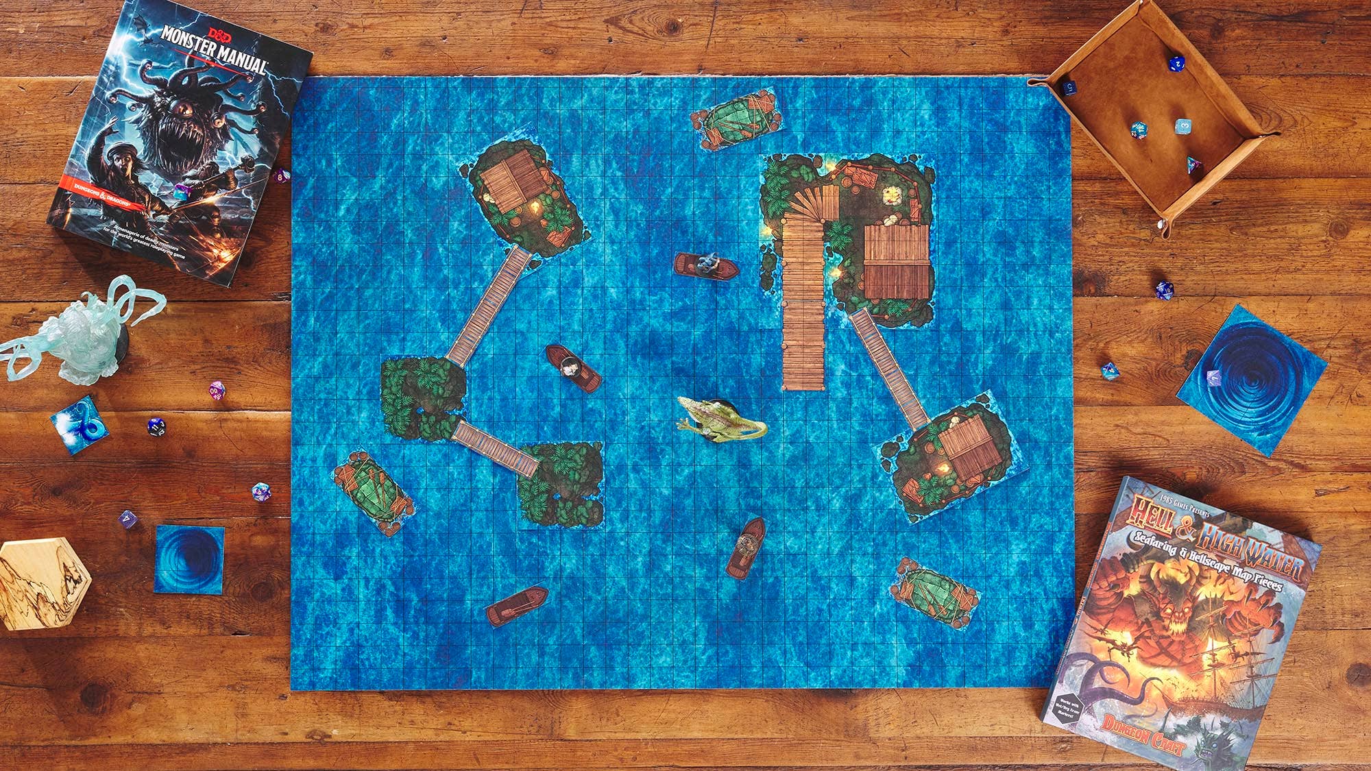Dungeon Craft - Terreno 2D del libro Hell &amp; High Water para DnD
