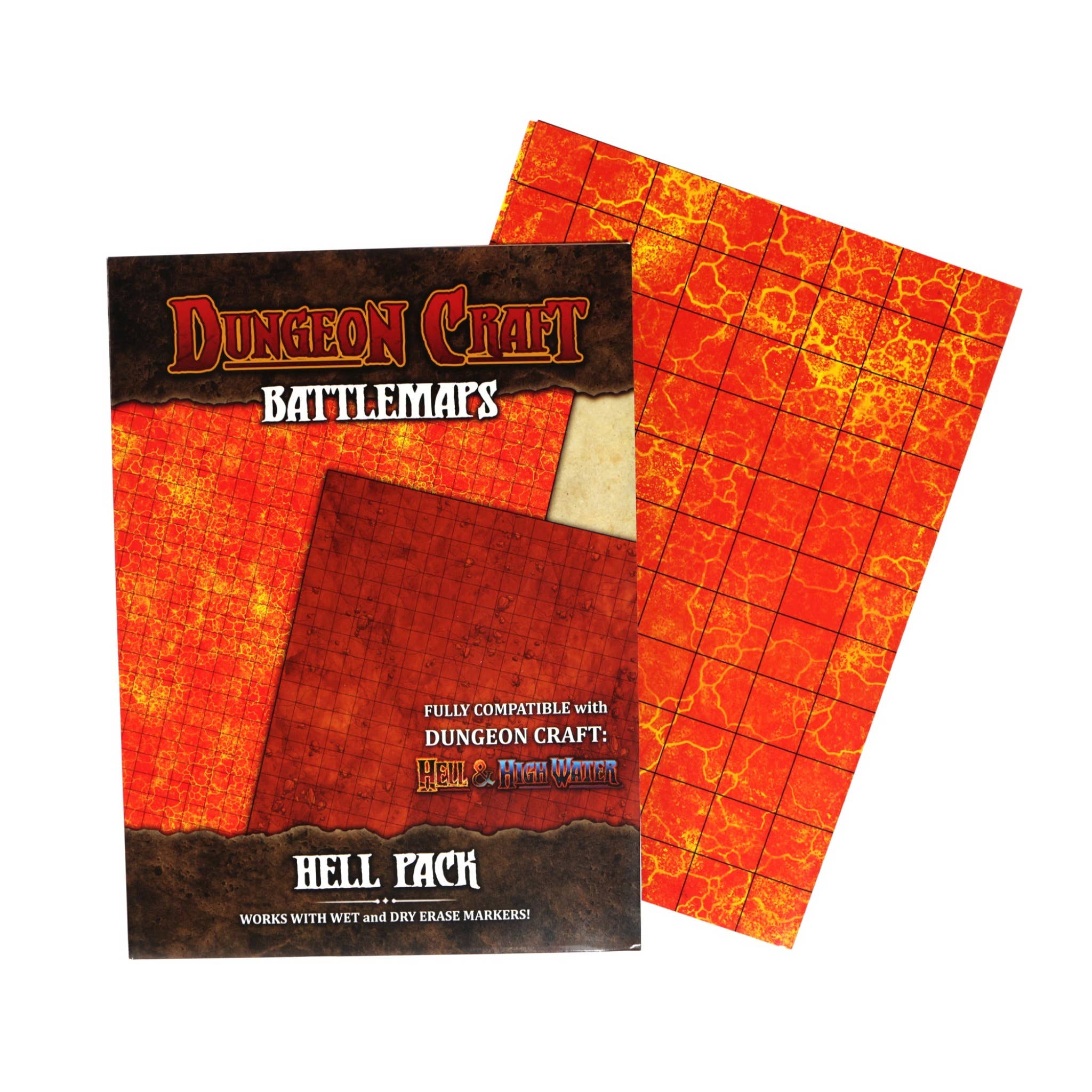 BattleMap: Hell RPG battle map for DnD