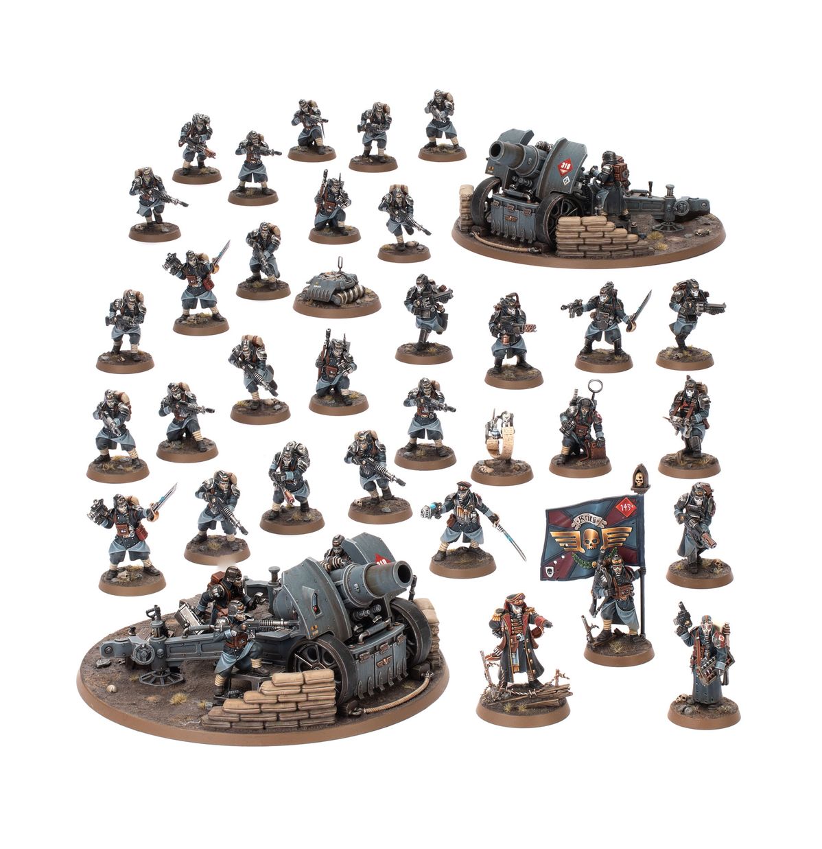Warhammer 40000 Astra Militarum Krieg Siege Platoon