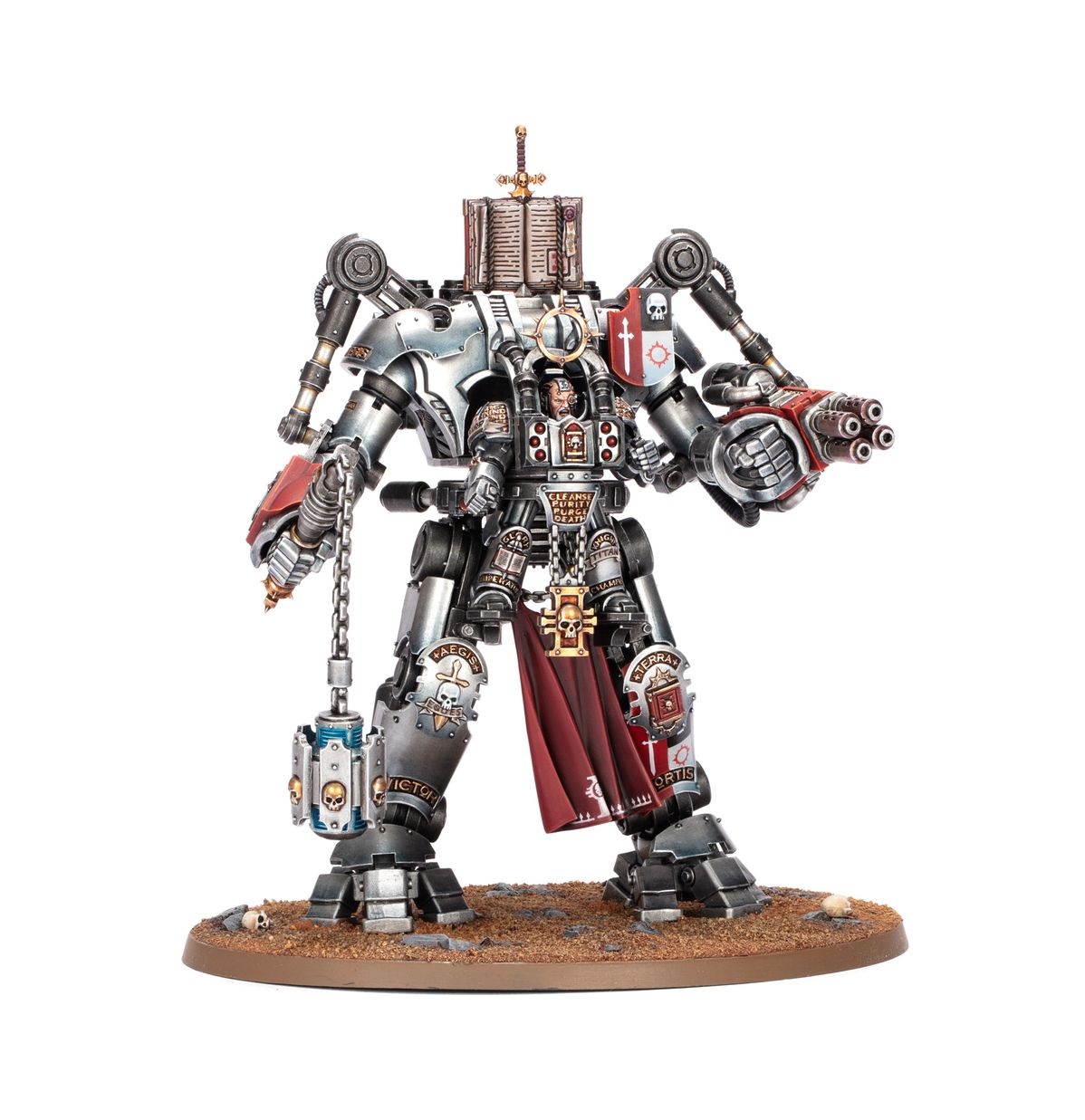 Warhammer 40000 Grey Knights Grand Master in Nemesis Dreadknight