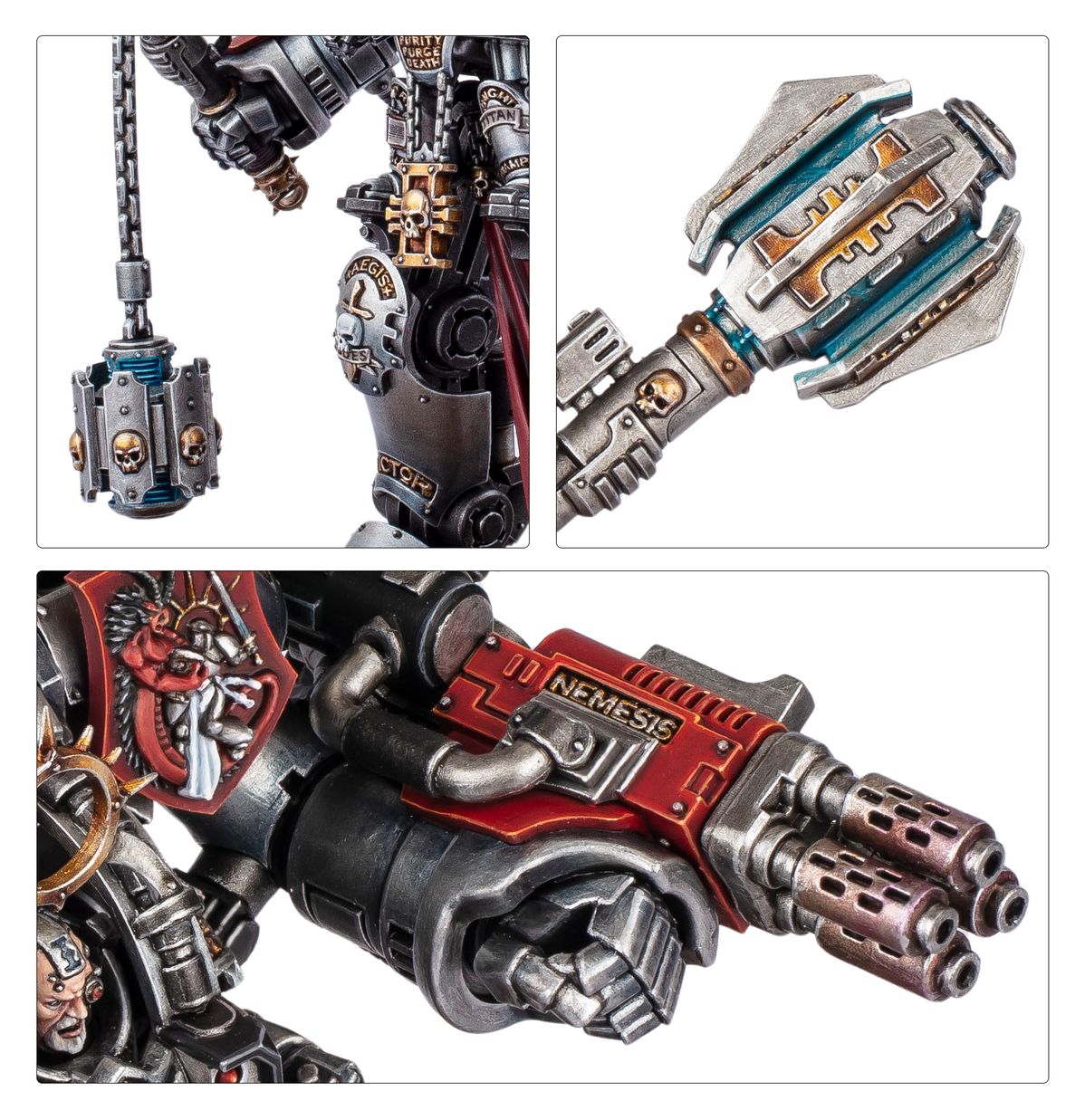 Warhammer 40000 Grey Knights Grand Master in Nemesis Dreadknight