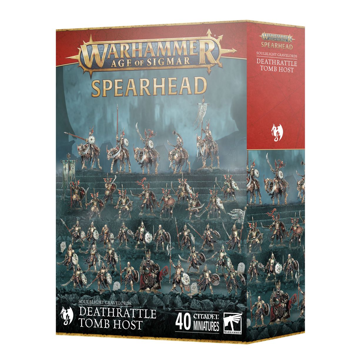 Warhammer Age of Sigmar Spearhead Soulblight Gravelords Deathrattle Tomb Host