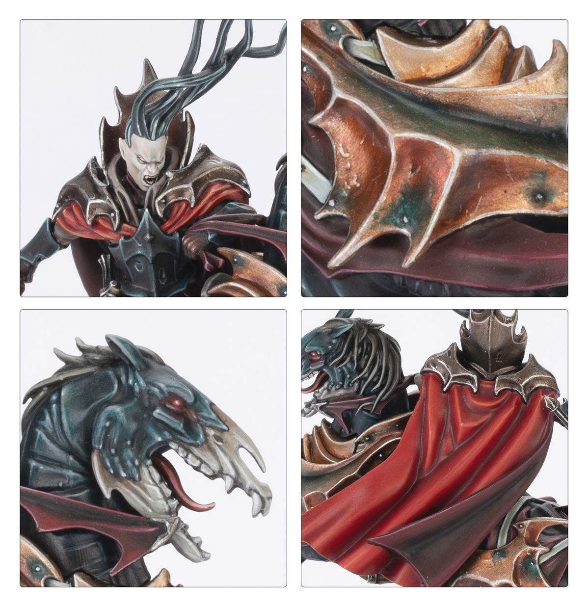 Warhammer Age of Sigmar Soulblight Gravelords Vampire Lord on Nightmare Steed