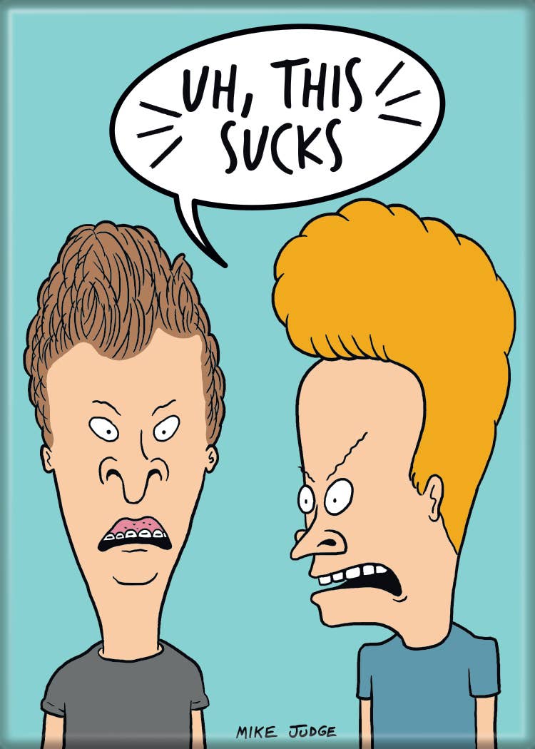 Beavis and Butt-Head This Sucks Magnet