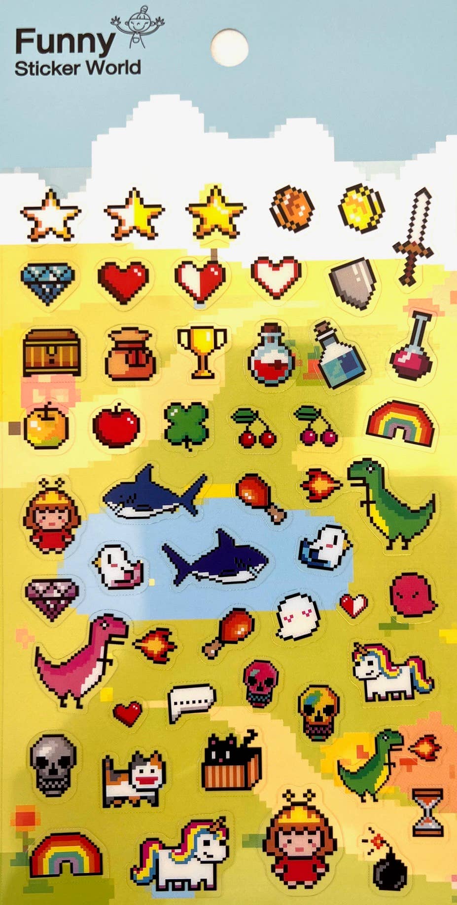 VIDEO GAME PARTY STICKERS
