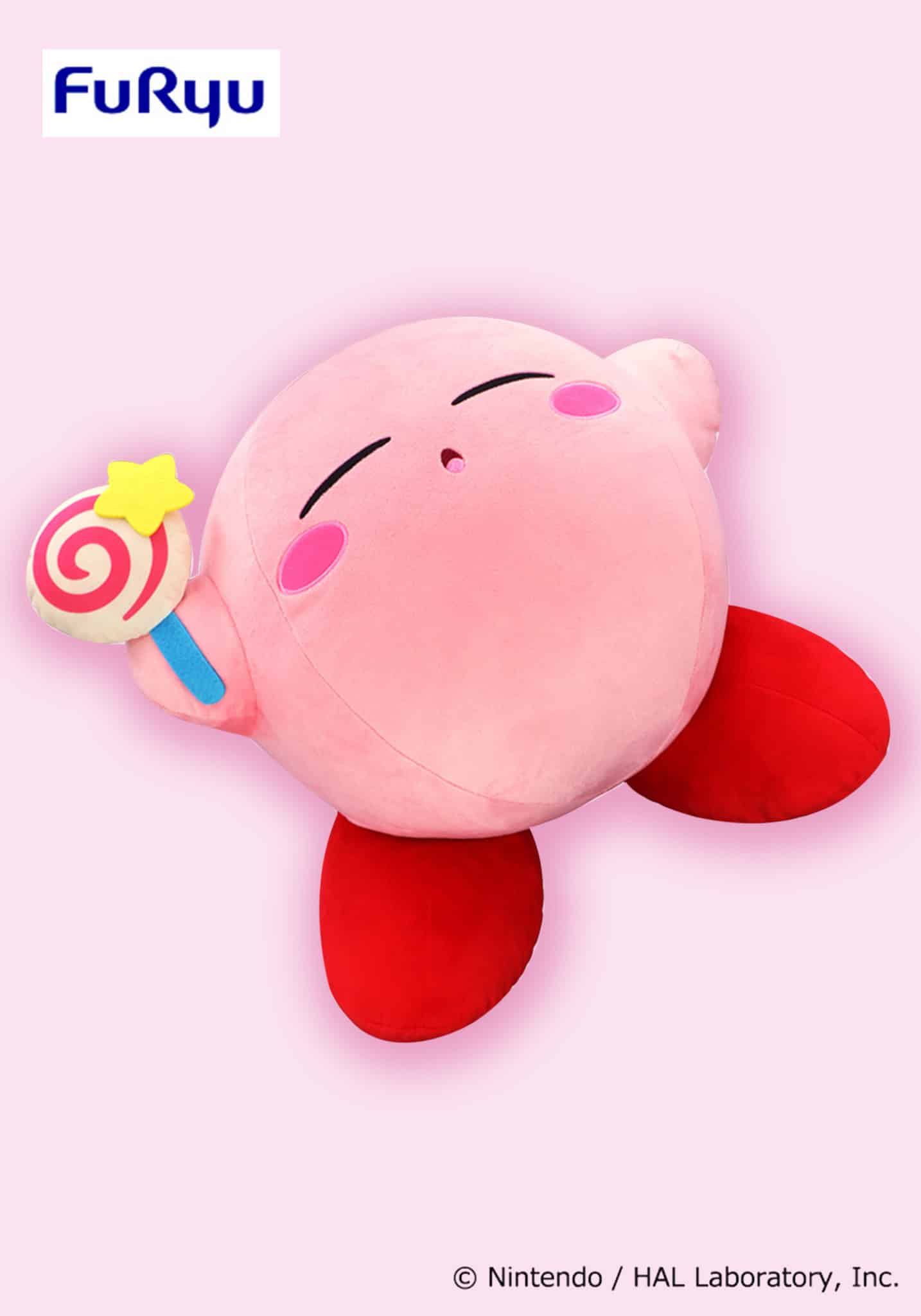 Kirby Full and Sleepy Big Plush Toy 15" (Kirby)