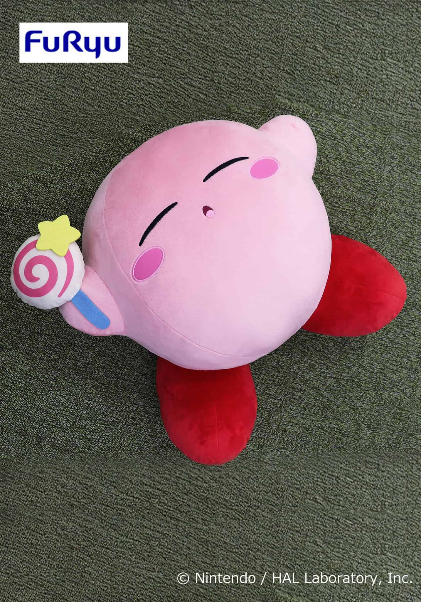 Kirby Full and Sleepy Big Plush Toy 15" (Kirby)