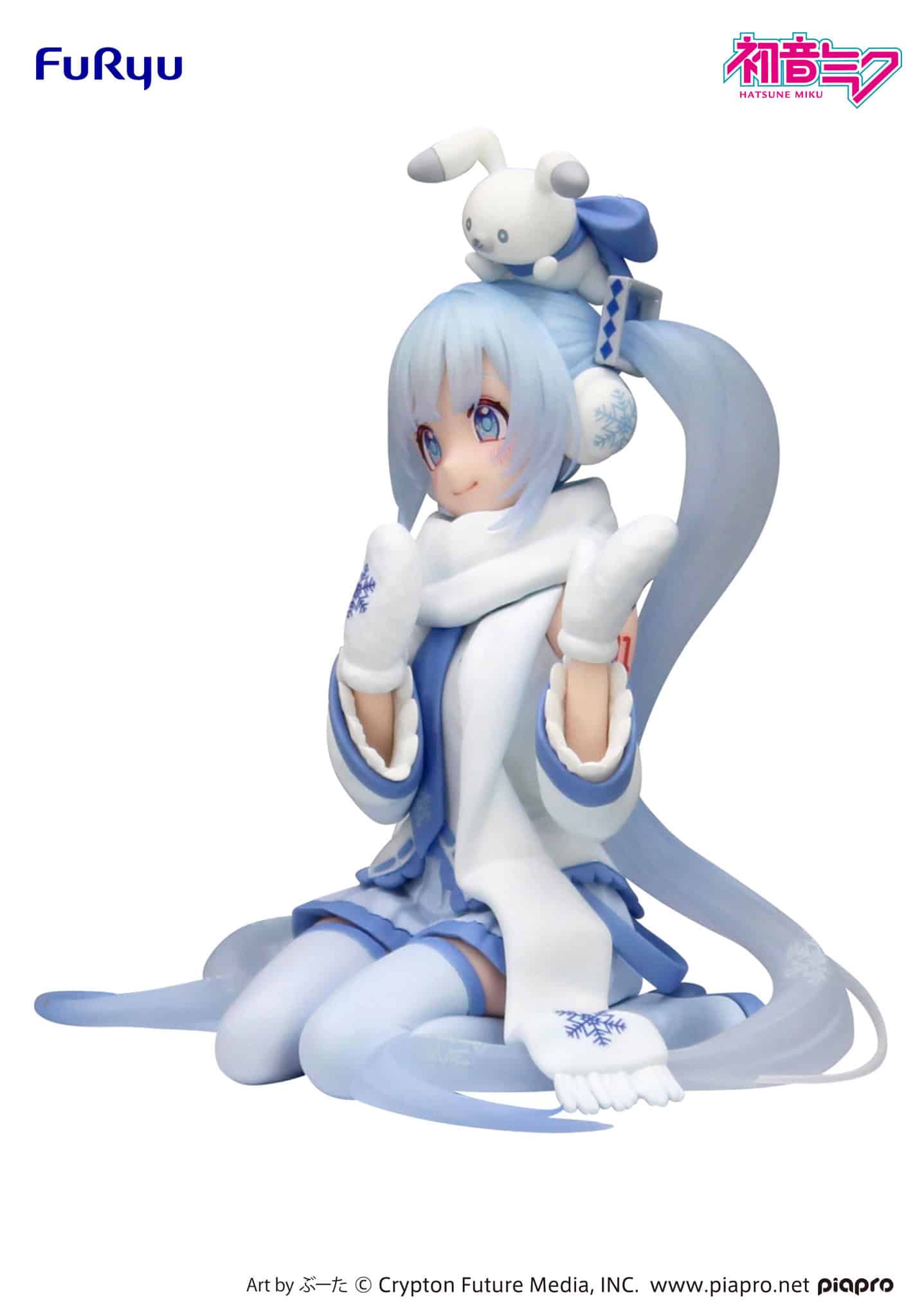 Hatsune Miku Noodle Stopper Figure -SNOW MIKU Sky Town 10th ver.-