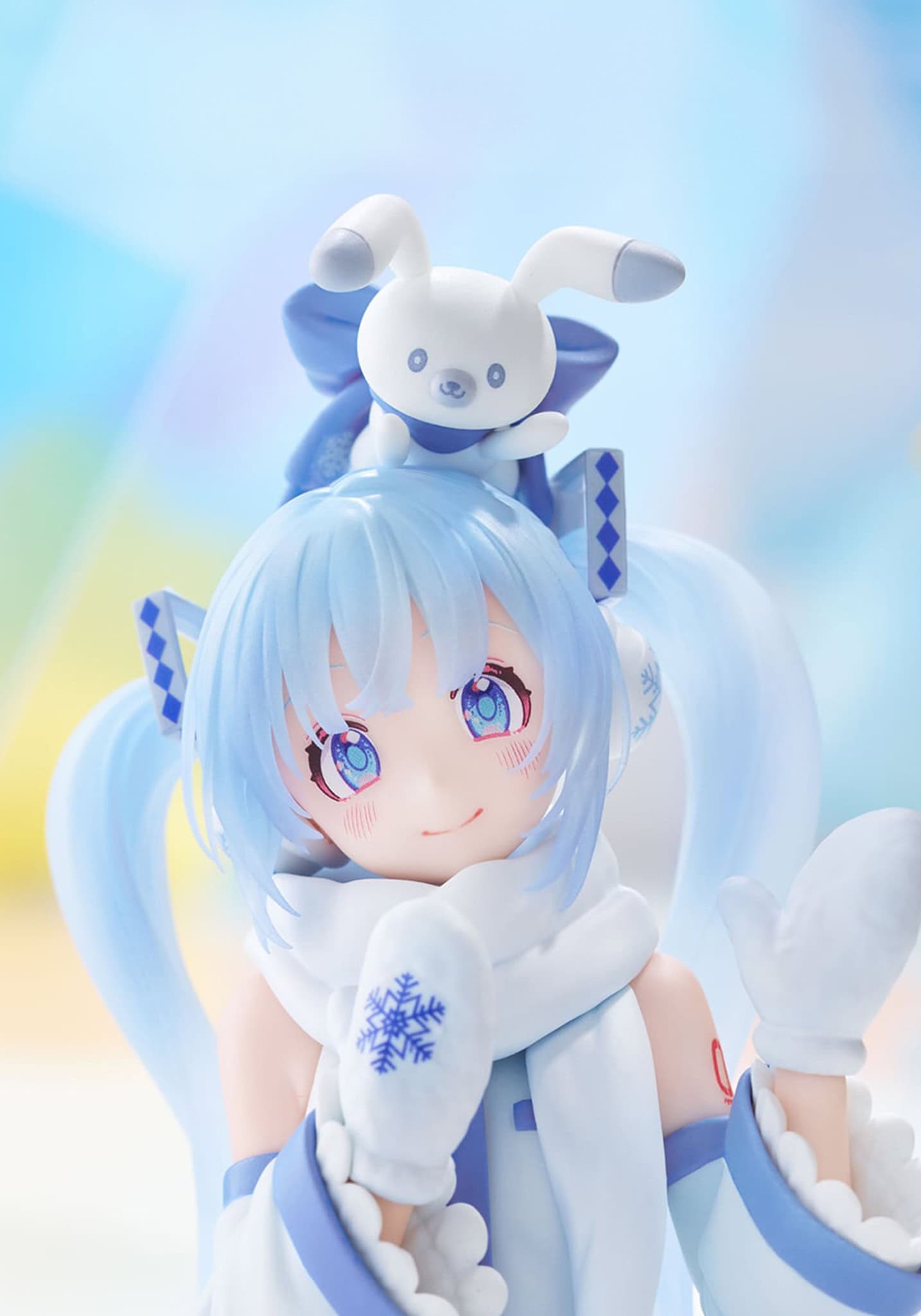 Hatsune Miku Noodle Stopper Figure -SNOW MIKU Sky Town 10th ver.-