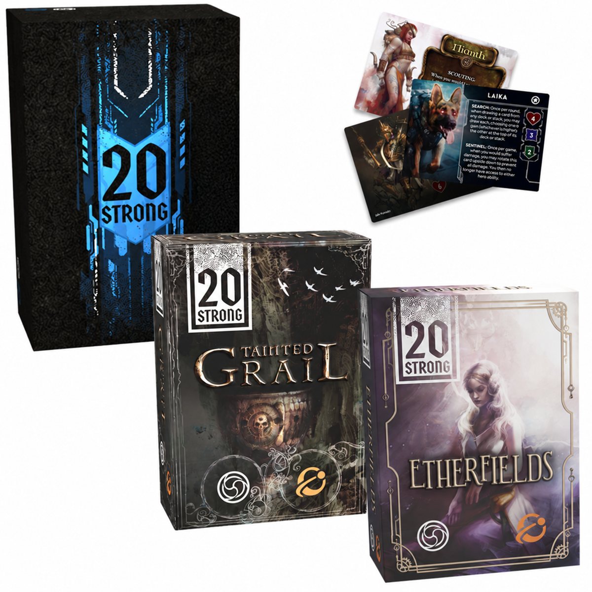 20 Strong: Awaken Realms Bundle - Free Promo Card Pack!