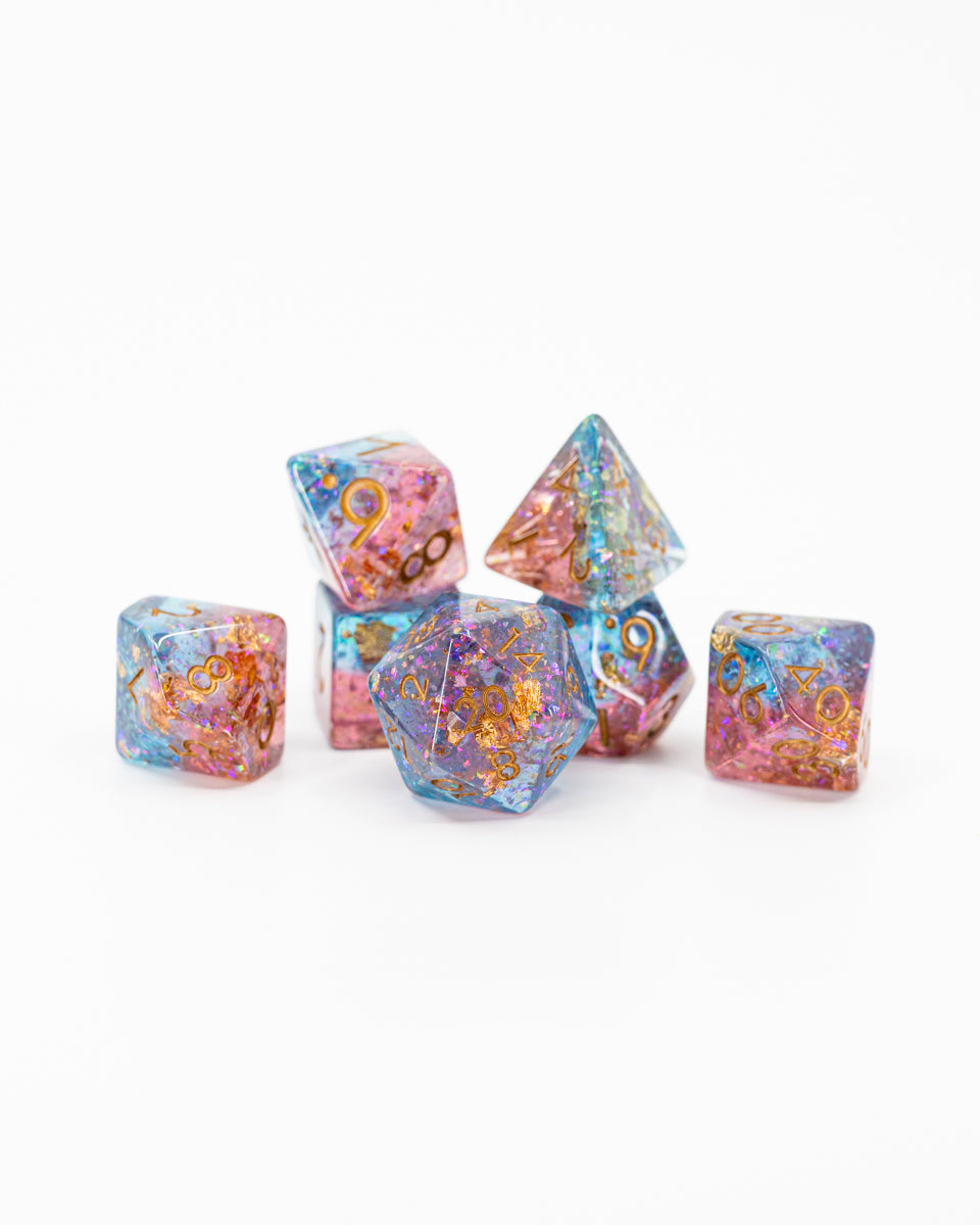 Enthrall | 7 Piece Acrylic Dice Set - Emberglow Gaming