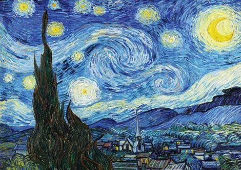 Puzzle: Van Gogh - Starry Night (1000 pcs.)