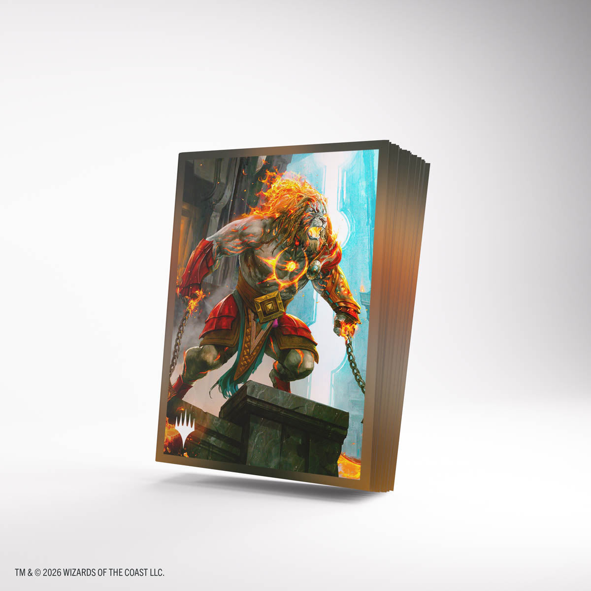 Magic: The Gathering | Reality Fracture Premium Art Sleeves - Ajani, Path of Vengeance - image 1