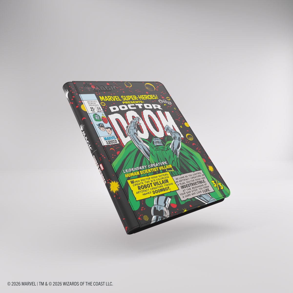 Gamegenic: Magic The Gathering: Msh Marvel Super Heroes: 18-Pocket Zip-Up Album: Doctor Doom And Spider-Man image 5