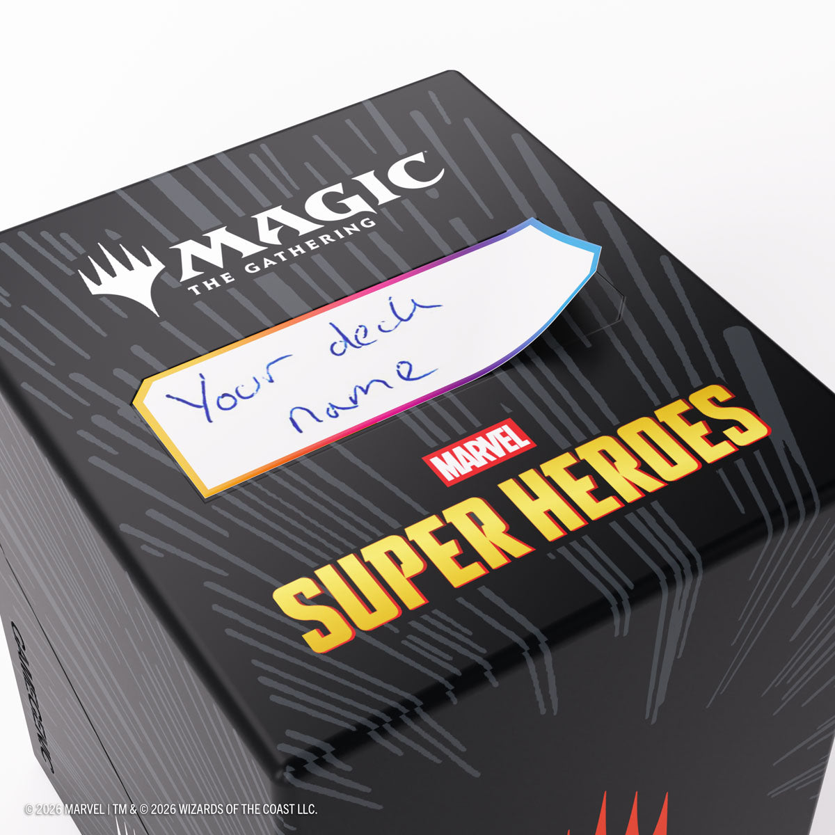 Gamegenic: Magic The Gathering: Msh Marvel Super Heroes: Bastion 100 Xl: Comic Burst Black image 6