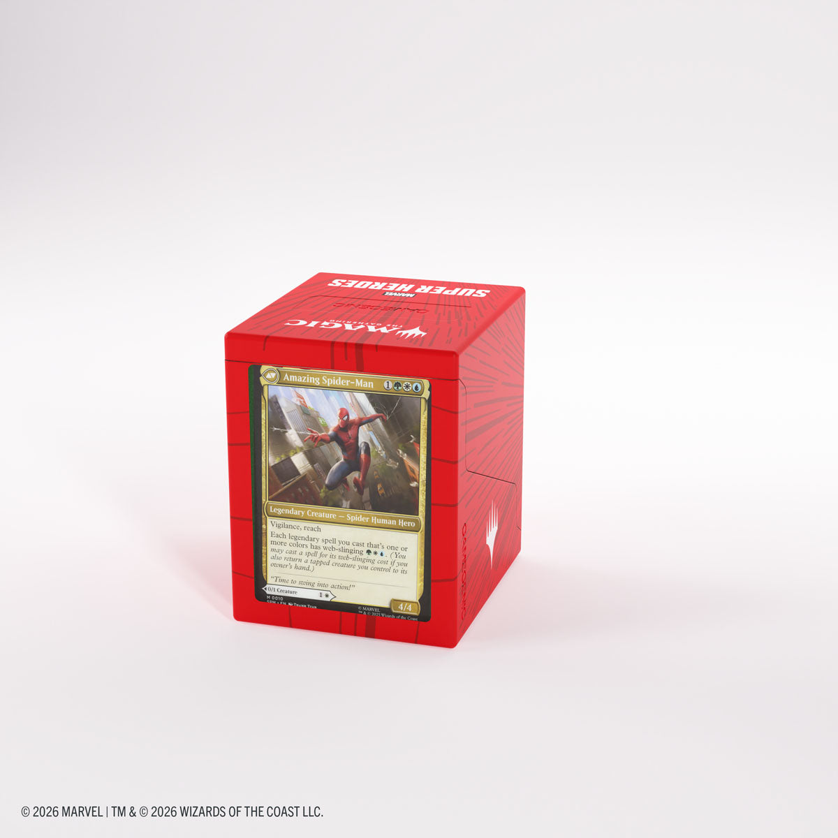 Gamegenic: Magic The Gathering: Msh Marvel Super Heroes: Bastion 100 Xl: Comic Burst Red image 10