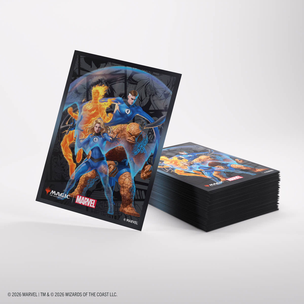 Gamegenic: Magic The Gathering: Msh Marvel Super Heroes: Premium Art Sleeves: The Fantastic Four image 4