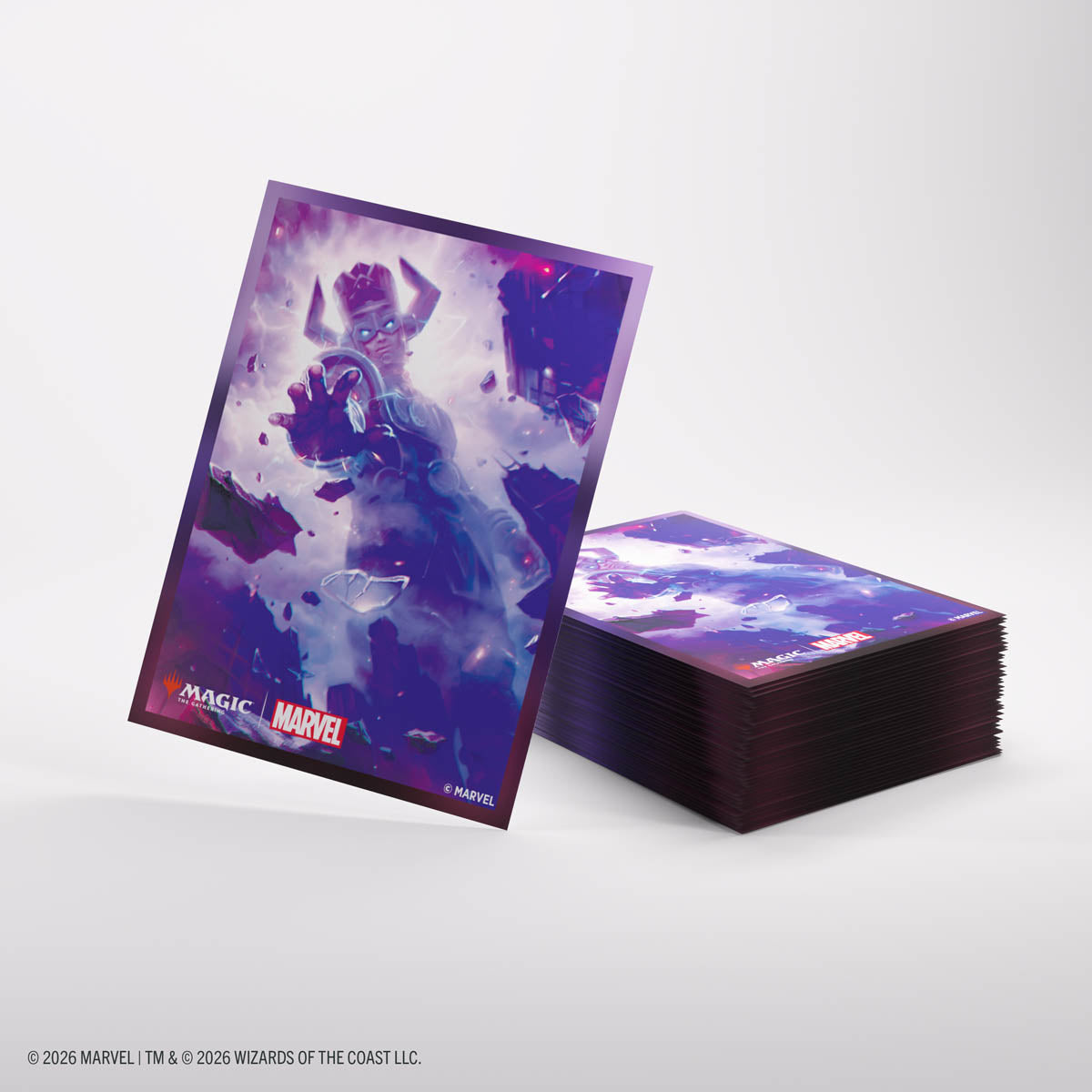 Gamegenic: Magic The Gathering: Msh Marvel Super Heroes: Premium Art Sleeves: Galactus Token image 4