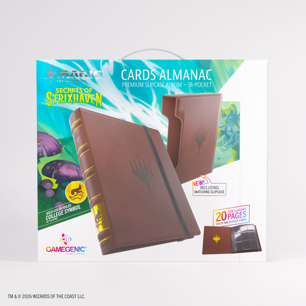 Gamegenic: Magic The Gathering: Secrets Of Strixhaven: Cards Almanac 18-Pocket: Faction Logo 2