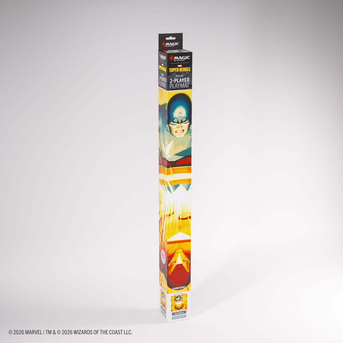 Gamegenic: Magic The Gathering: Msh Marvel Super Heroes: Prime 2-Player Playmat: Iron Man And Captain America image 5