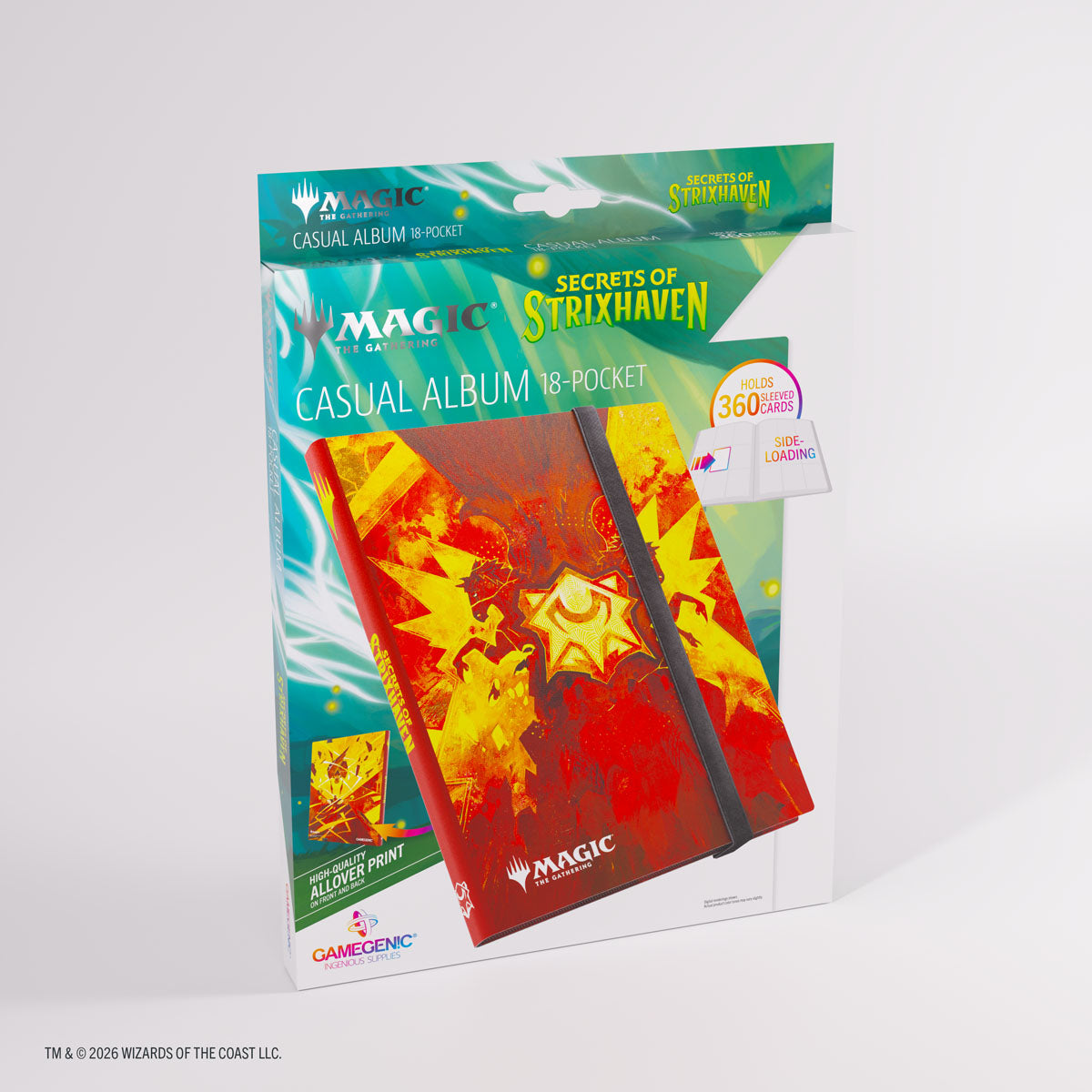 Gamegenic: Magic The Gathering: Secrets Of Strixhaven: Casual Album 18-Pocket: Faction 3