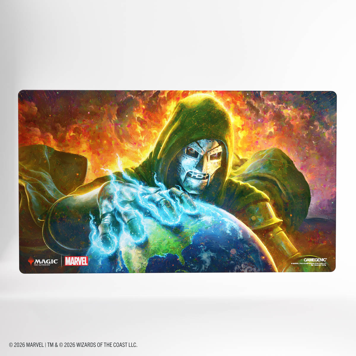 Gamegenic: Magic The Gathering: Msh Marvel Super Heroes: Shiny Playmat: Doom Reigns Supreme image 1