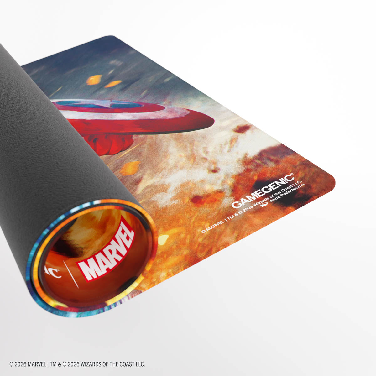 Gamegenic: Magic The Gathering: Msh Marvel Super Heroes: Prime Playmat: Captain America Super-Soldier image 5